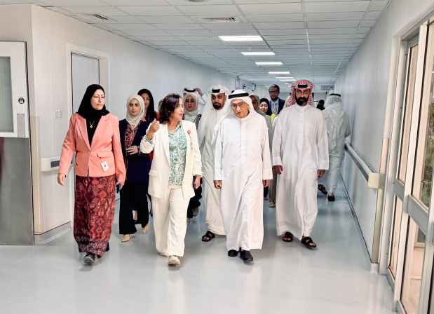 <p>Supreme Council for Health (SCH) chairman Lieutenant General Dr Shaikh Mohammed bin Abdulla Al Khalifa paid an inspection visit to Salmaniya Medical Complex (SMC) to review workflow and the quality of healthcare services delivered to citizens and residents. Government Hospitals chief executive officer Dr Mariam Al Jalahma was present. Lt Gen Dr Shaikh Mohammed was briefed on a range of projects and initiatives at the complex, reflecting the Government Hospitals&rsquo; strategy to improve healthcare services and raise operational efficiency. He commended the efforts of the medical, technical and administrative staff at Salmaniya Medical Complex, affirming the council&rsquo;s support for initiatives aimed at improving patient experience and ensuring the delivery of comprehensive medical services in accordance with the highest international standards.</p>
<div class="explain-selected-button explain-selected-circle"></div>